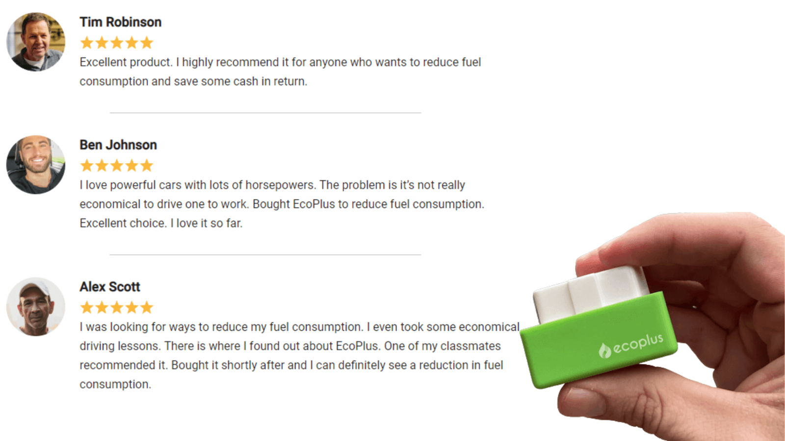 EcoPlus Customer Reviews