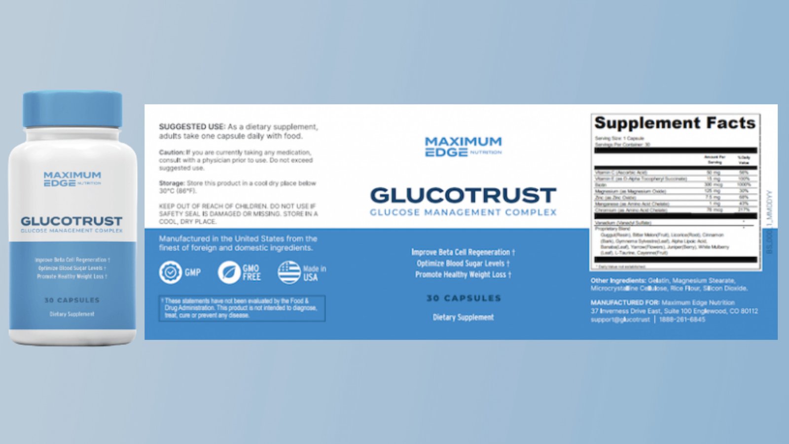 GlucoTrust Dosage